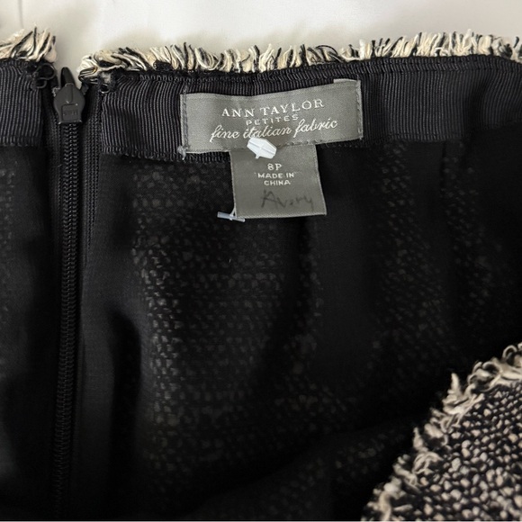 Ann Taylor Fine Italian Fabric Matching Tweed Set - Blazer & Knee Length Skirt - Picture 13 of 16